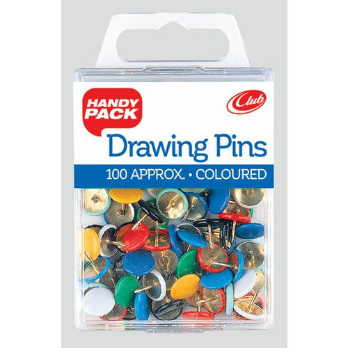 kardwell-hobbs-h-p-drawing-pins-coloured-pack-6